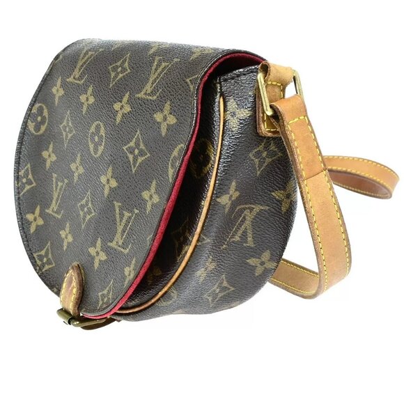 LOUIS VUITTON LV Tambourine Shoulder Bag Monogram Leather Brown - Picture 2 of 16